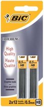 Potloodstift bic criterium hb 0.5mm | Blister a 2 stuk