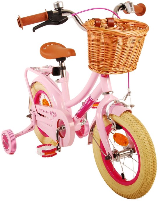 Volare Excellent Kinderfiets - Meisjes - 12 inch - Roze van Volare — afbeelding 5
