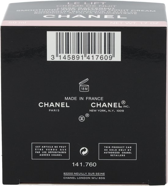 Le Chanel Lift Creme de | bol Nuit Nachtcrème ml 50