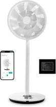 Duux ventilateur sur pied connecté silencieux avec batterie WHISPER FLEX BLANC DXCF13