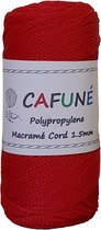 Cordon macramé Cafuné Polypropylène 1.5mm - Rouge - PP3