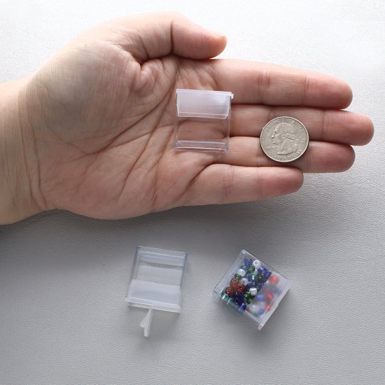 BeadSmith Flip Top Tube 25mm Set van 20 doosjes bol