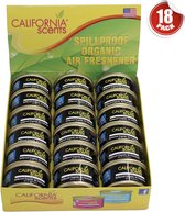 California Scents Car Air Freshener Ice - 18 pièces - couvercles exclus.