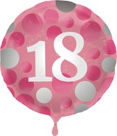 Folat - Folieballon Glossy Pink 18 - 45 cm