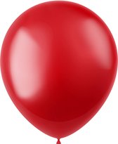 Folat - ballonnen Radiant Fiery Red Metallic 33 cm - 100 stuks