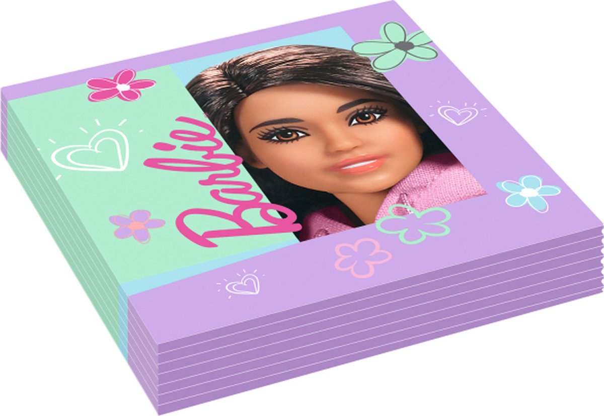 BCI021 - 8 cartes anniversaire avec enveloppe - Barbie