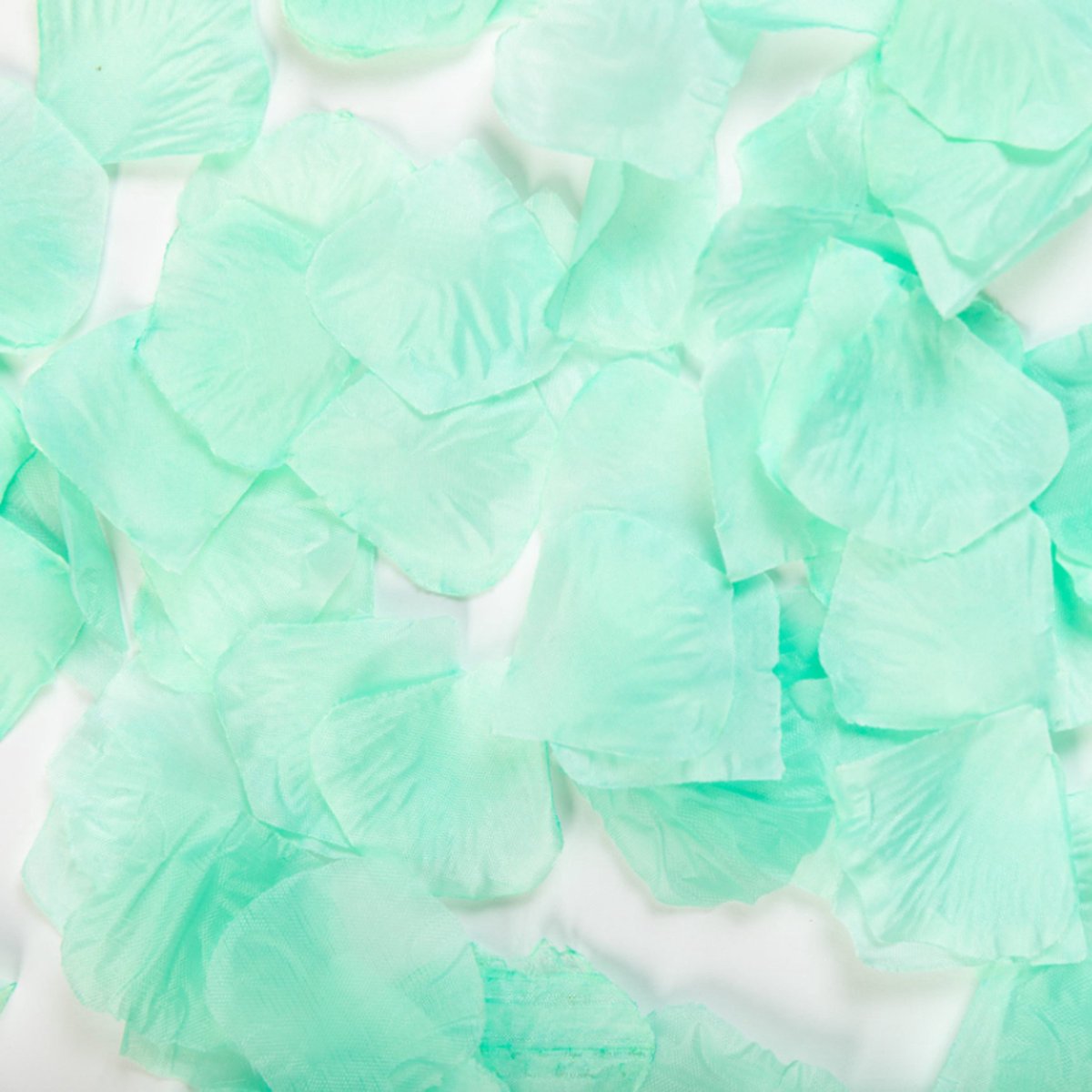 288 mintgroene rozenblaadjes