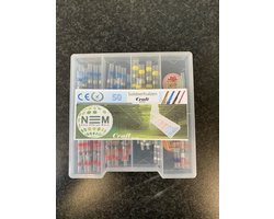 Soldeerhulzen assortimentsbox - 50 stuks