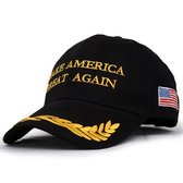 Cap - Pet - Humor - Verjaardag - Cadeau - President - Donald Trump - Cap - 2024 - Make America Great Again - Hoed - Republikein - Voor Mannen en Vrouwen - Verstelbare Cap - Baseball Cap - Zwart (met kroon)