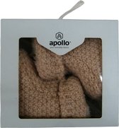 Apollo gebreide babyslofjes maat 50/56 (Newborn) - Old Pink