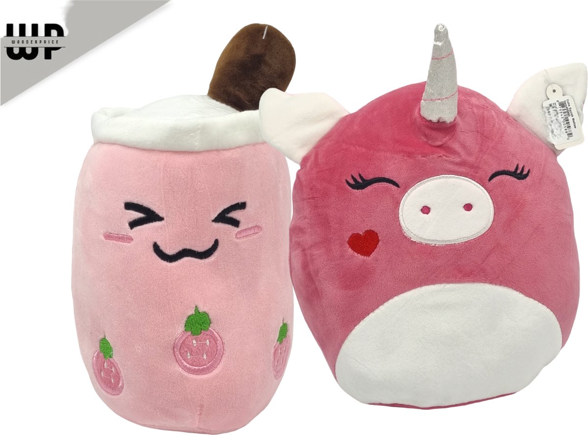 Roze kawaii bier pluche - knuffel • Mijn Knuffel Roze kawaii bier pluche - knuffel • Mijn Knuffel