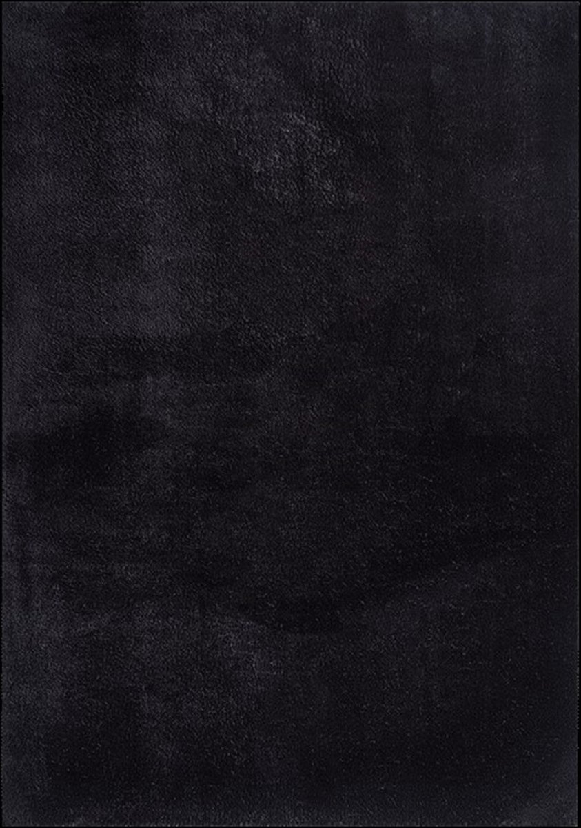 Mia's Tapijten, comfortabel, modern pluizig laagpolig tapijt, antislip onderkant, wasbaar tot 30 graden, superzacht, vachtlook, bosgroen, 80 x 150 cm
