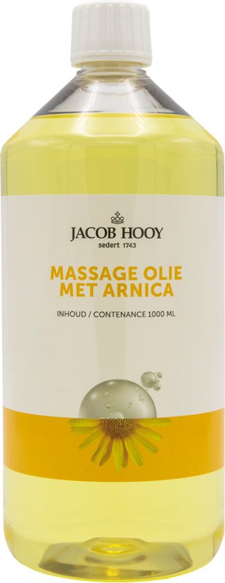 Jacob Hooy Arnica - 1000 ml - Massageolie
