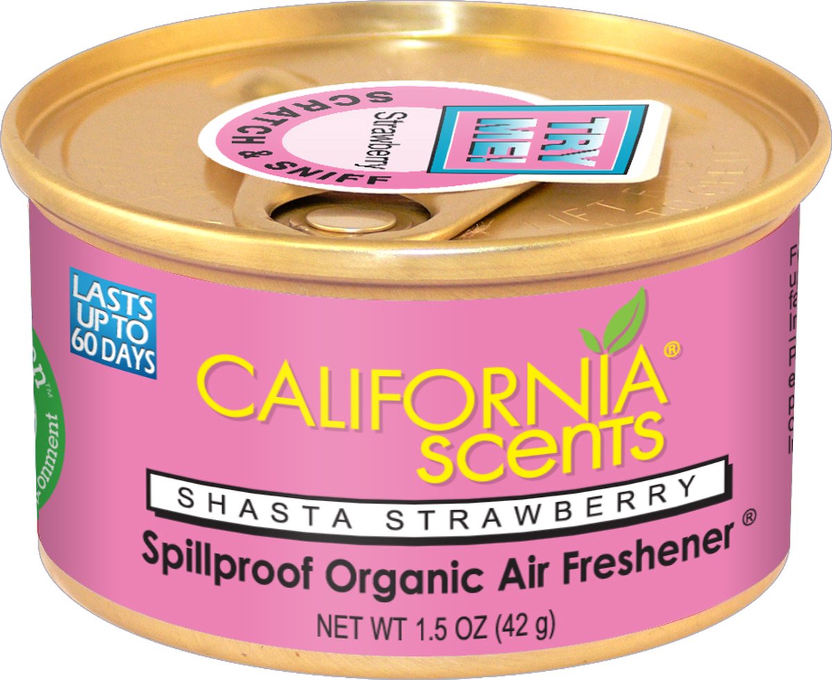 California Scents Luchtverfrisser Shasta Strawberry