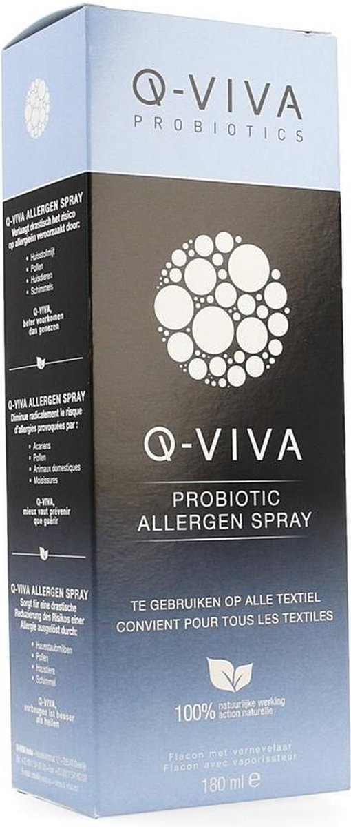 Q-viva Probiotic Allergen Spray 180ml - Merkloos