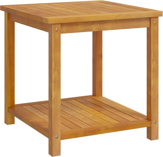 vidaXL Table d'appoint 45x45x45 cm en bois d'acacia massif