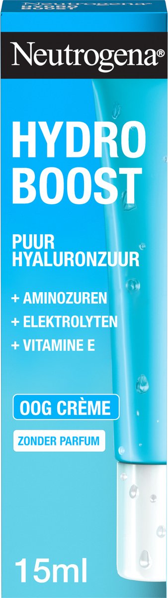 Neutrogena Hydro Boost oogcrème gel - verkwikkende 3-in-1 verzorging - versterkt de beschermende barrière van de huid - hydrateert 24 uur lang - 1 x 15 ml - Neutrogena