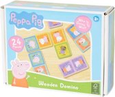 Jeu de dominos Peppa Pig - Blauw / Multicolore - Carton - 24 pièces