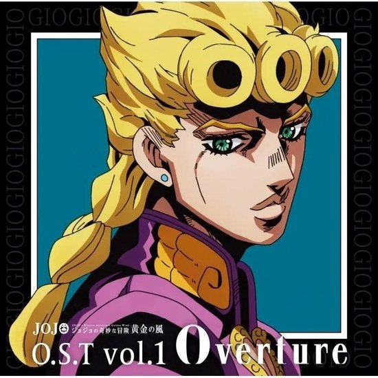JOJO O.S.T Overdrive LPレコード Sony Music - Jojo Golden Wind Overture LP - Anime soundtrack