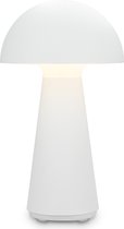 BRILONER - FUNGO - Lampe de table à LED à batterie, dimmable en continu, Touch, éclairage mobile, lampe de table à LED pour l'extérieur, lampe de table à LED sans fil, blanc mat