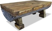 Table basse 90x50x35 cm bois massif recyclé