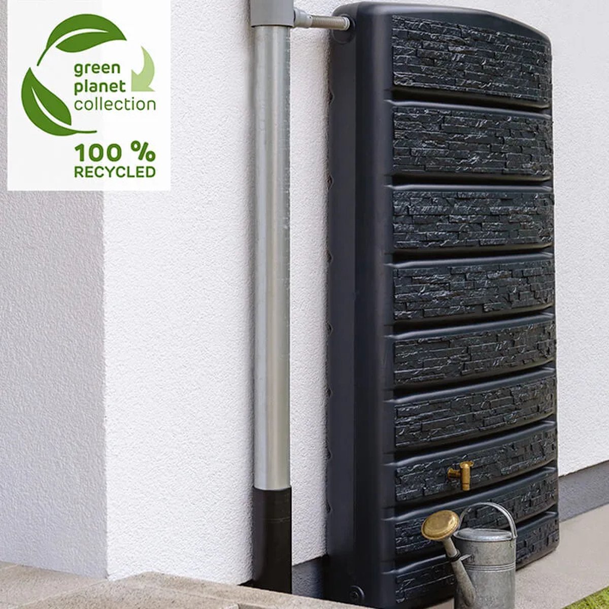 Garantia Regenton ExtraSlim - 400 liter - Antraciet