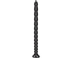 Ouch! by Shots Gestapelde anaal Snake - 20''/ 50 cm anaalplug - Zwart