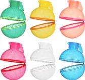 6 Herbruikbare Waterballonnen - kwalitatieve Watergevecht Set - Opbergzak - Zelfsluitende - granaat
