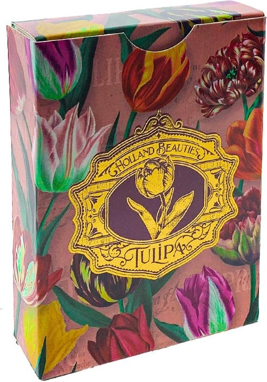 Afbeelding van het spel Speelkaarten Holland tulpen roze