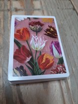 Cartes à jouer Holland tulipes roses