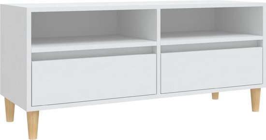 vidaXL-Tv-meubel-100x34,5x44,5-cm-bewerkt-hout-wit