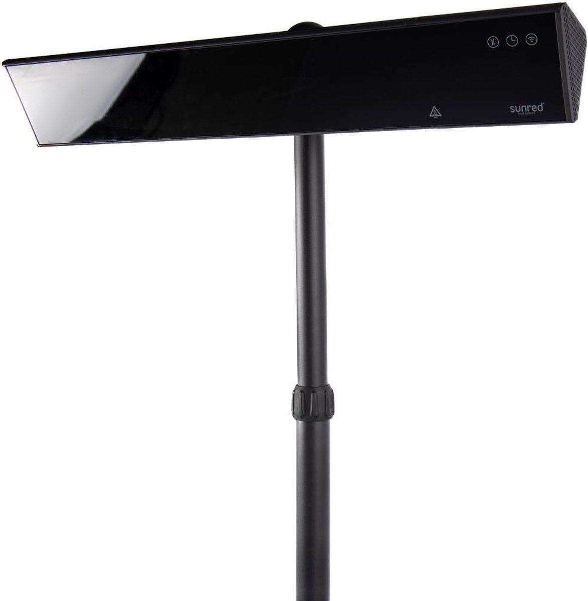 Sunred Proglax Gastro Ultra 2000 W - Chauffage de terrasse sur pied - Noir