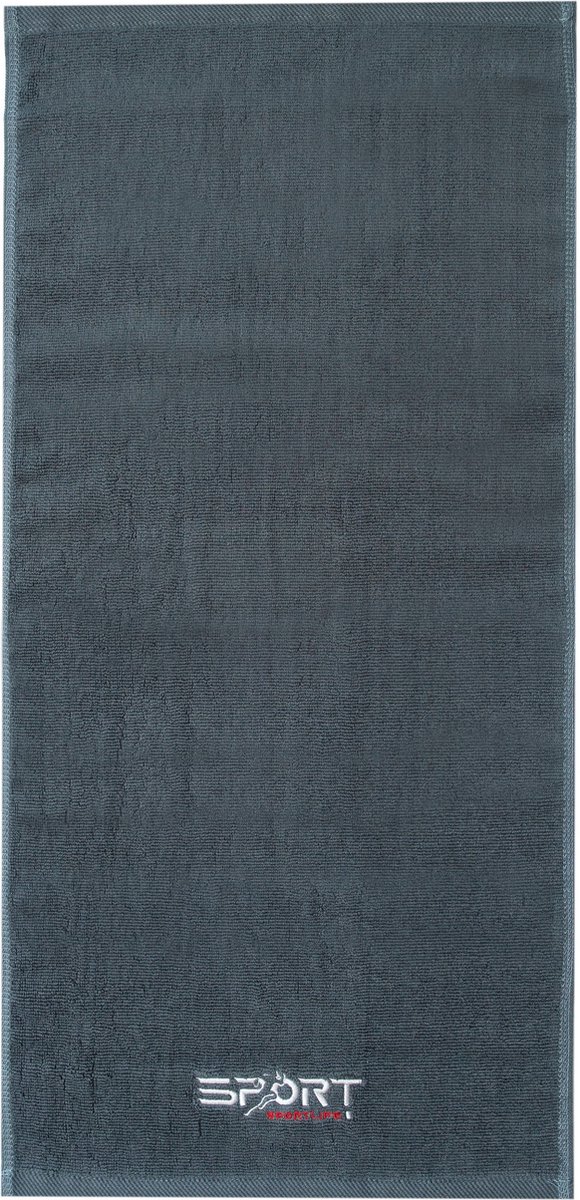 Sporthanddoek Army Gray 75x35cm - 100% Katoen - Sport Towel Grijs / Groen
