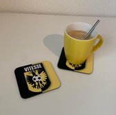 Vitesse onderzetters - Vitesse - onderzetter - Fanshop - Boutershop - Arnhem - Vaderdag - Vaderdag cadeau - Vitesse artikelen