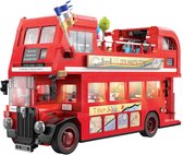 CadaBricks technische bouwset - London Tour Bus bestaande uit 1770 onderdelen - technisch speelgoed