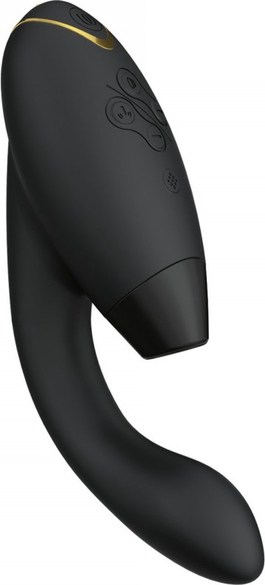 Goedkoopste Womanizer Duo 2 - DE TarzanVibrator - Luchtdruk (clitoris) Vibrator (G-Spot) - Herlaadbaar - Waterdicht - Zwart