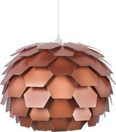 Beliani SEGRE L - Hanglamp - koper - synthetisch materiaal