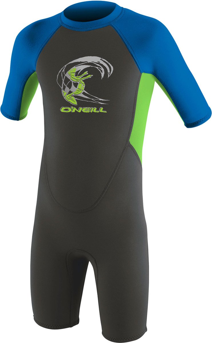2025 O'Neill Peuter Reactor 2mm Rug Ritssluiting Shorty Wetsuit -
