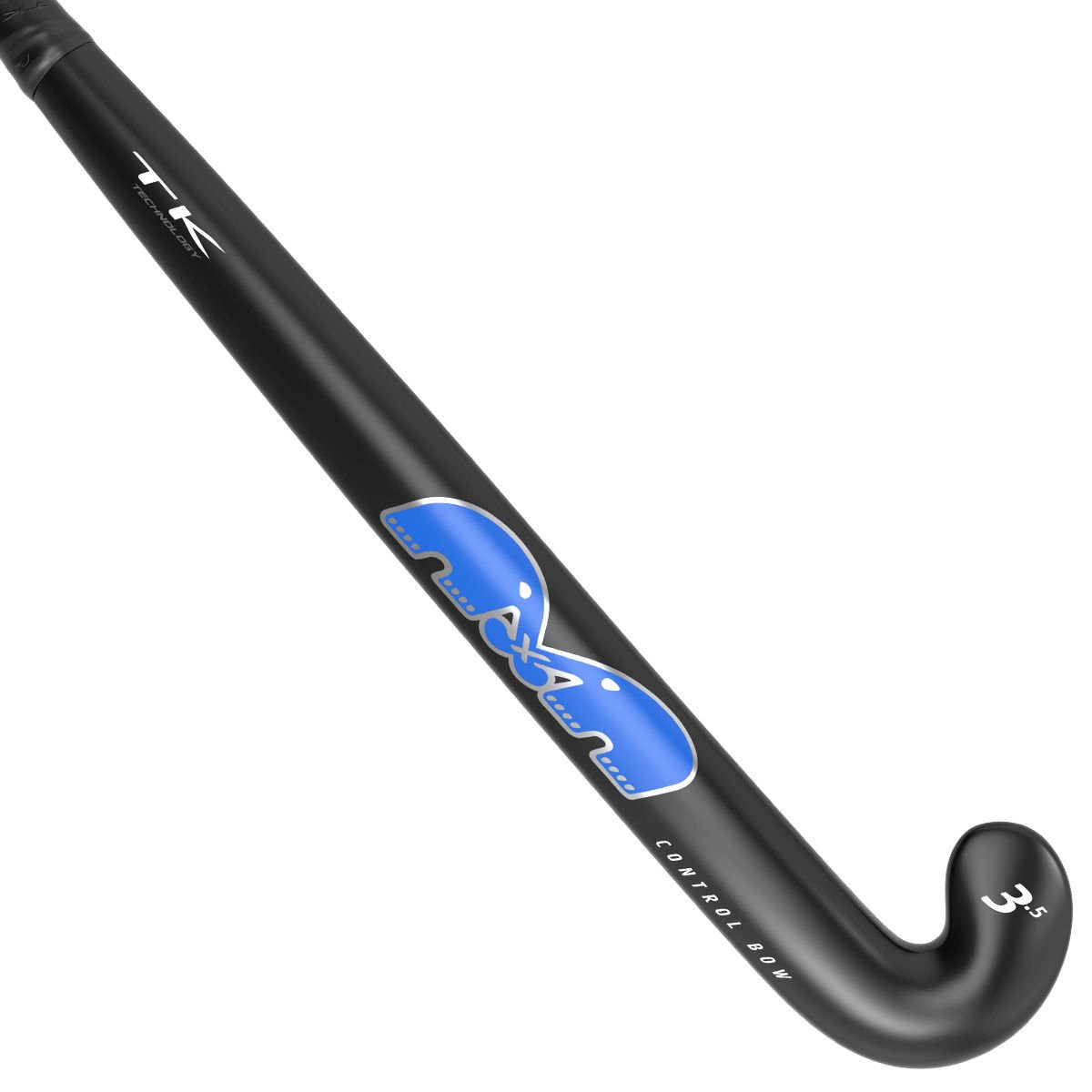 TK Hockey TK 3.5 Control Bow - Black-blue - Hockey - Hockeysticks - Sticks Senior Kunst Veld