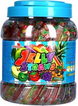 TW Assorted Jelly Straws In Jar (1400gr)