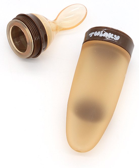 Twinky® Knijpfles Lepel 2 STUKS - Handige Baby Knijpfles + Voedingslepel voor Onderweg & Thuis - Eten & Drinken in 1 - PPU Kwaliteit Silicoon — afbeelding 3