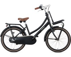 Popal Daily Dutch Basic+ N3 - Kinder Transportfiets - 22 Inch - Mat Zwart