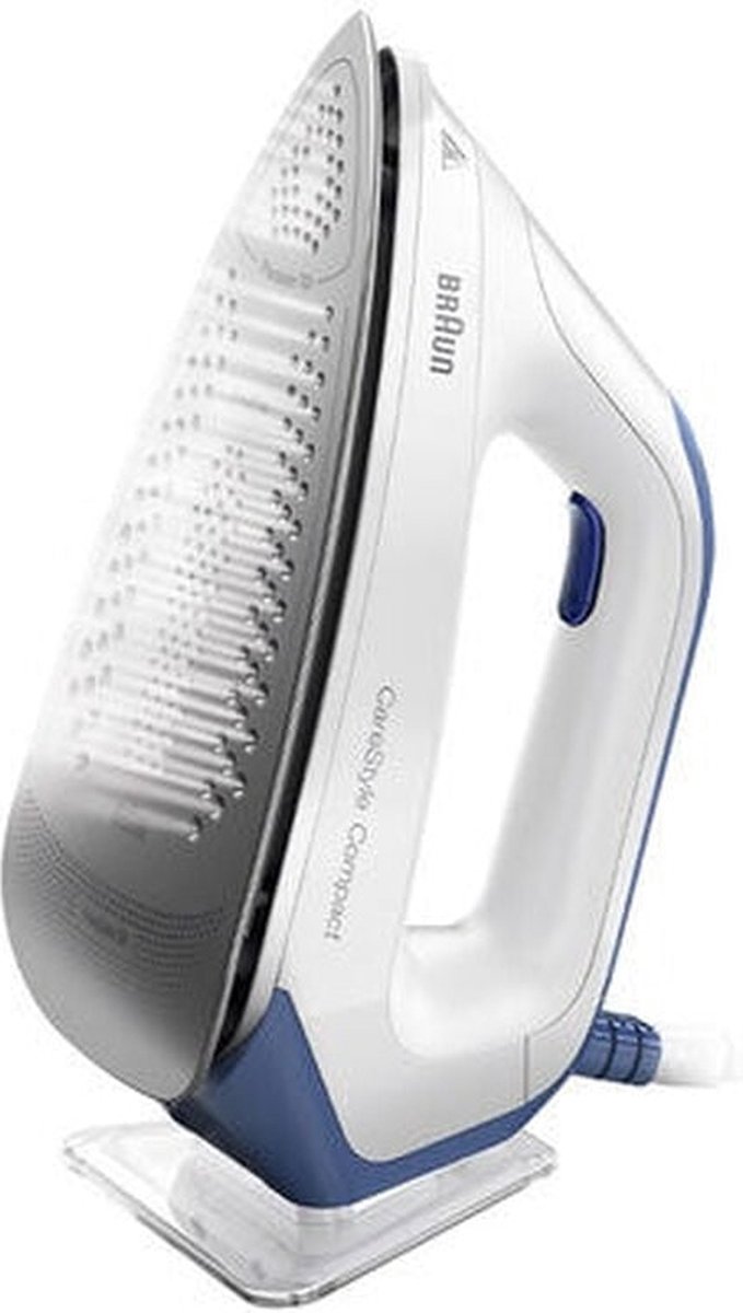 Braun CareStyle Compact IS2143BL - Stoomgenerator - EloxalPlus strijkzool - 6 bar - 2400 W - Wit/Blauw — afbeelding 3