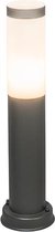 QAZQA rox - Moderne Staande Buitenlamp | Staande Lamp voor buiten - 1 lichts - H 450 mm - Donkergrijs - Buitenverlichting