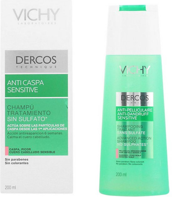 Vichy Dercos Technique Anti-roos shampoo voor gevoelige hoofdhuid 200ml