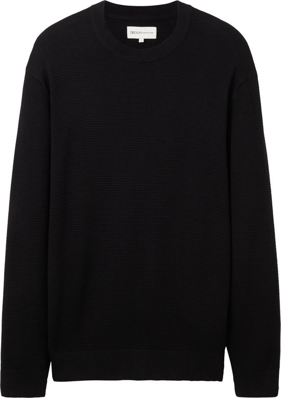 TOM TAILOR structured basic knit Heren Trui - Maat M