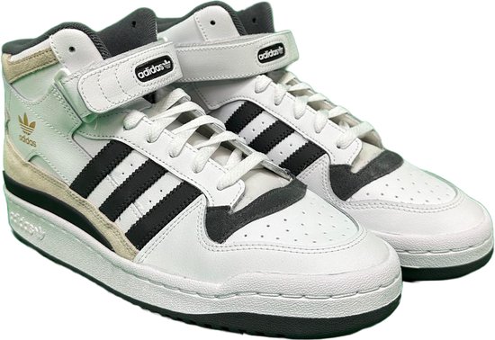 Adidas Forum Mid - Sneakers - Wit/Beige/Grijs - Maat 46
