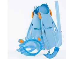 Sunnylife - Kids Swimtime Snorkelset Sonny the Sea Creature Sea Small - Kunststof - Blauw