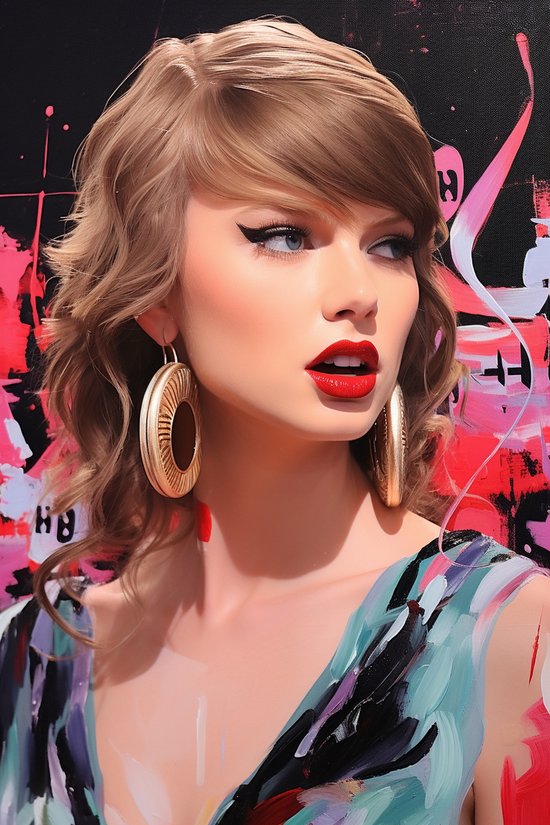 Taylor Swift Poster - Portrait Poster - Musique Poster - Speak Now - 61x91cm - Convient pour l'encadrement