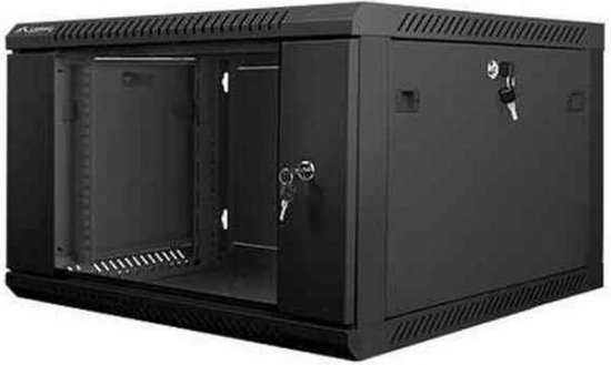 Wall-mounted Rack Cabinet Lanberg WF01-6606-10B